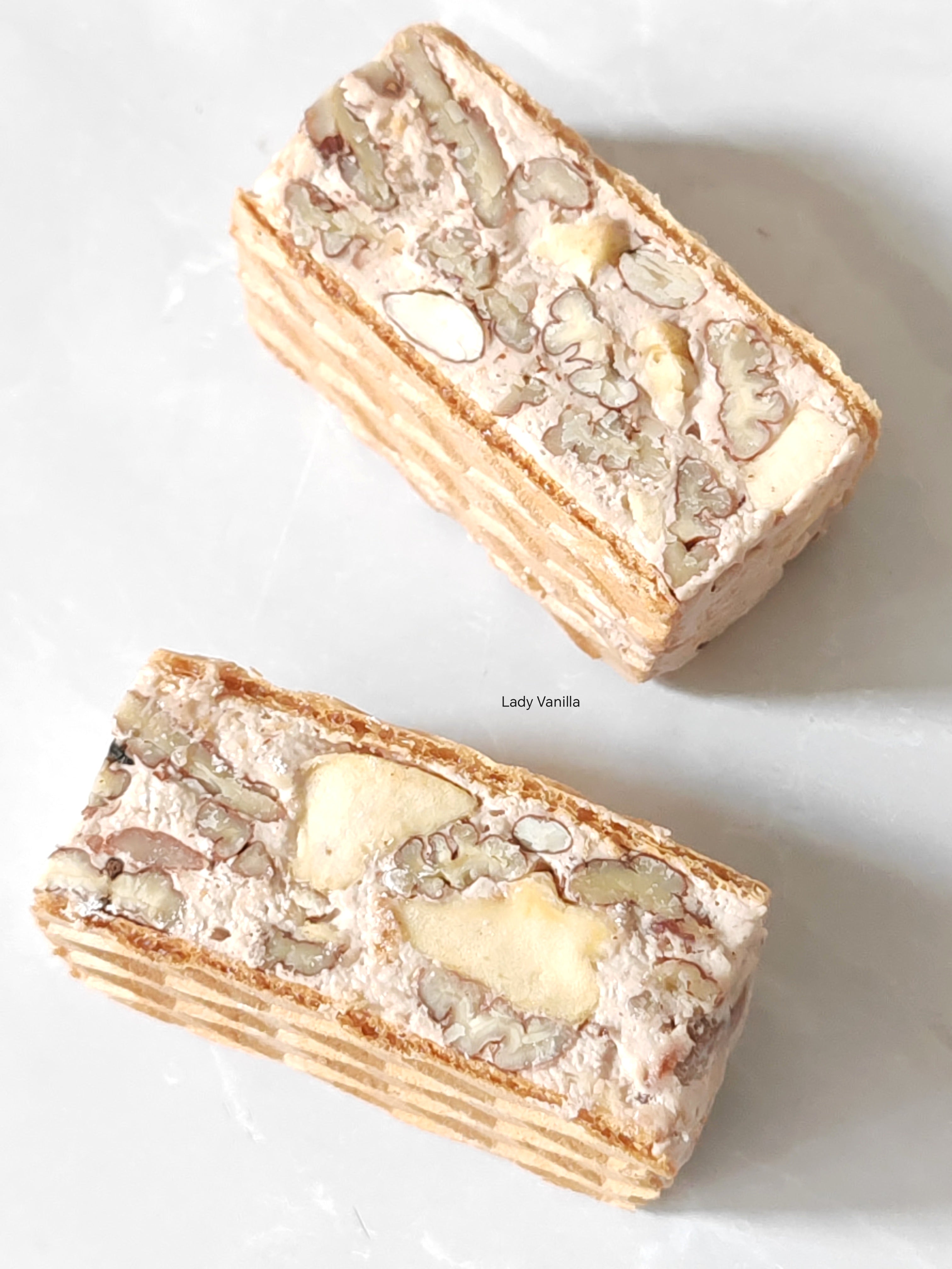 Pecan and Apple nougat- Handmade Artisan UK  ~ 100g