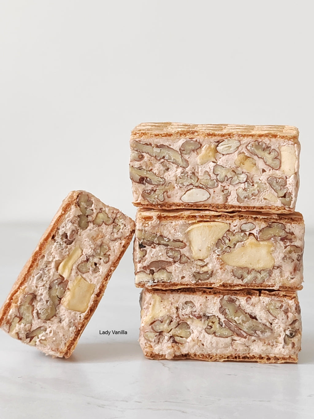 Pecan and Apple nougat- Handmade Artisan UK  ~ 100g
