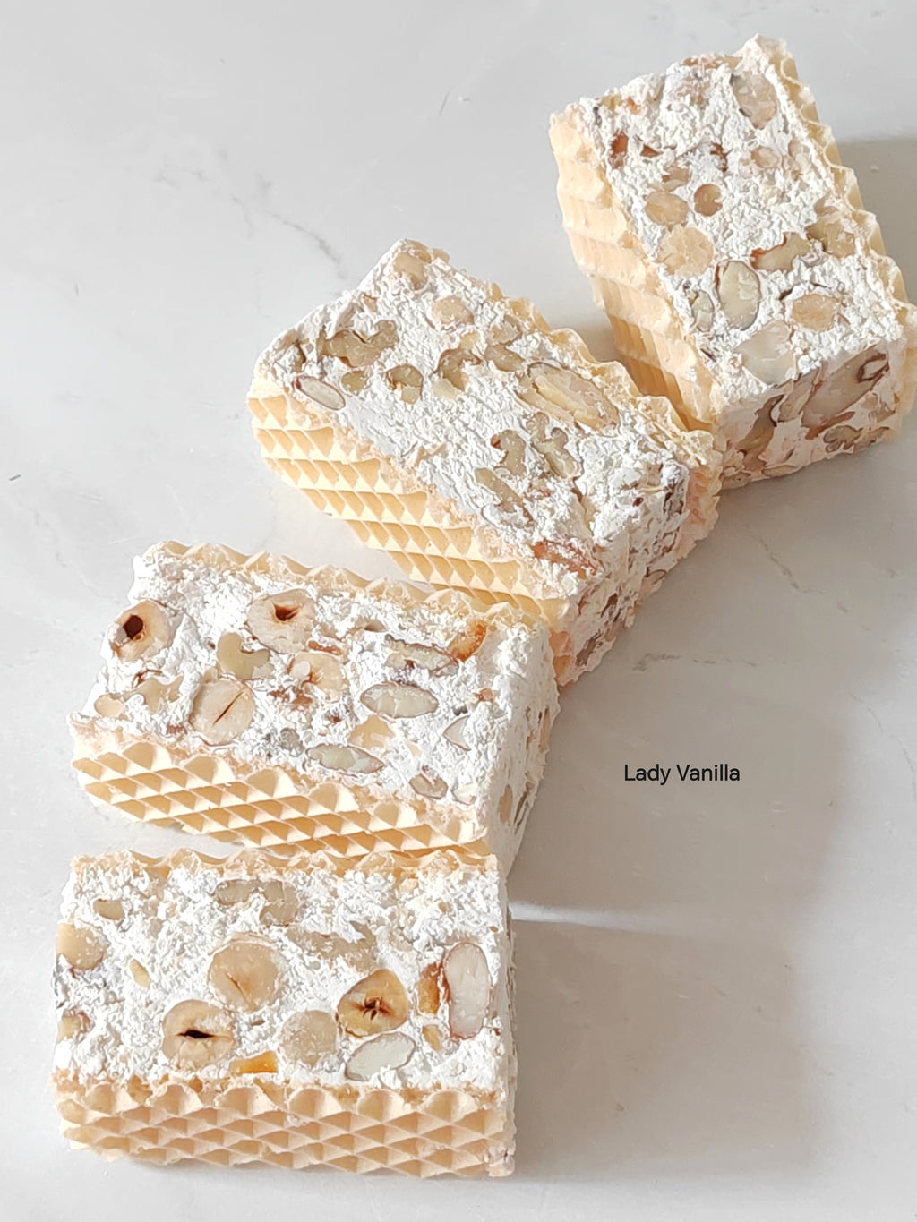 Mixed Nuts and Citrus Nougat UK - Handmade Artisan Confectionery
