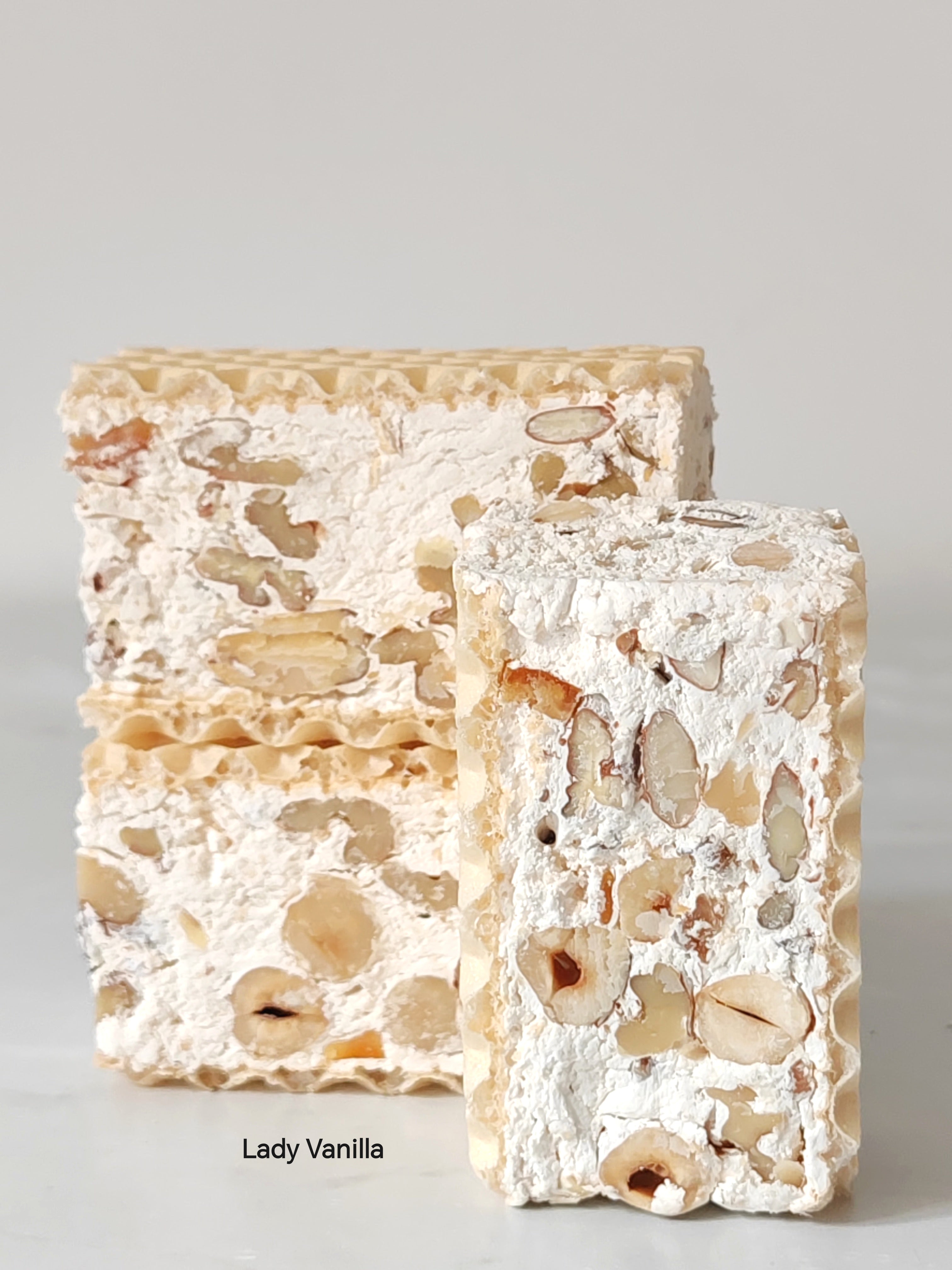 Mixed Nuts and Citrus Nougat UK - Handmade Artisan Confectionery