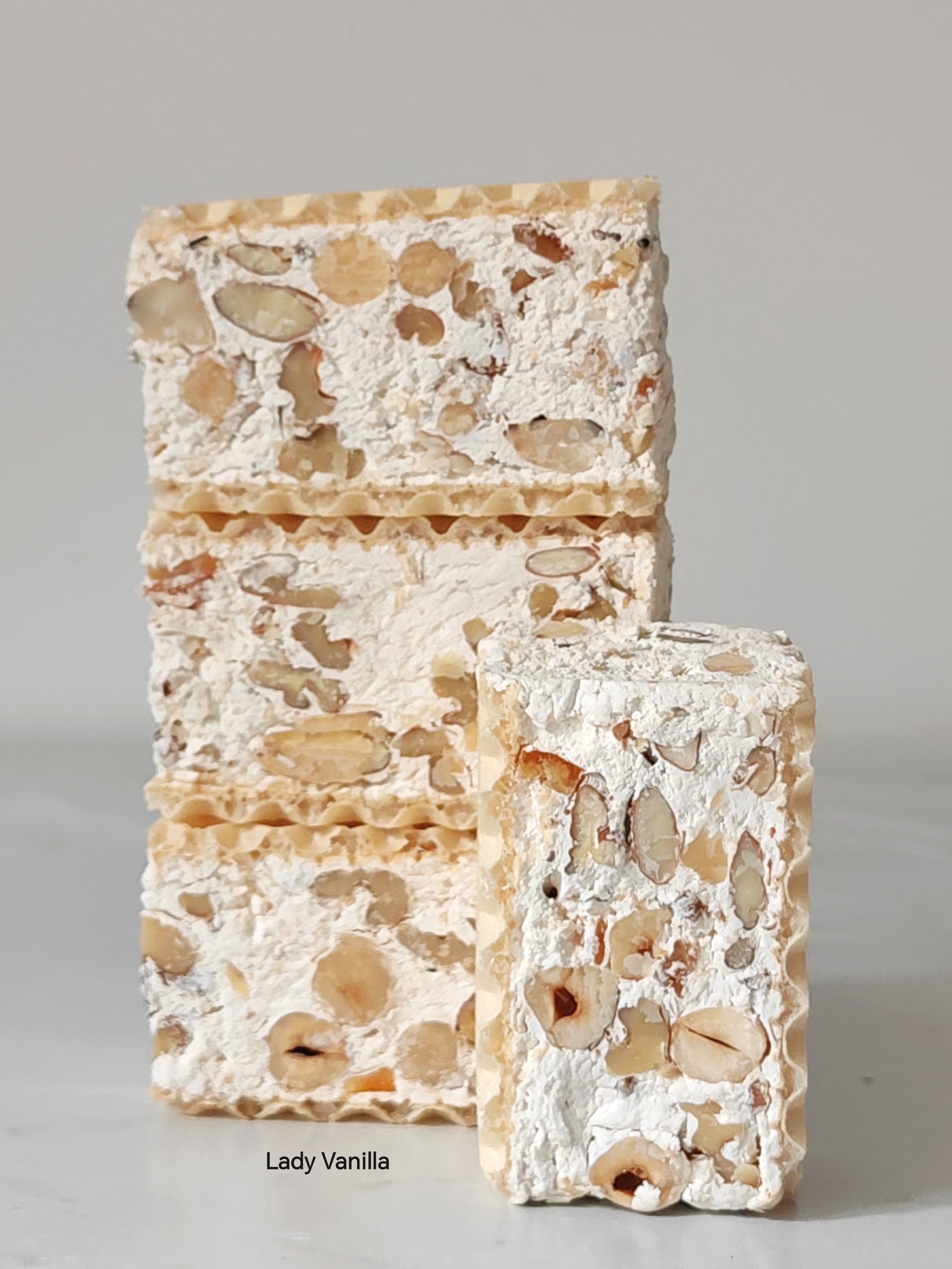 Mixed Nuts and Citrus Nougat UK - Handmade Artisan Confectionery